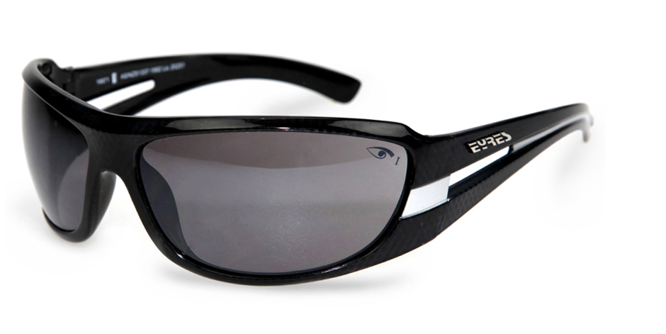 EYRES ZERO CRYSTAL BLACK SNAKE W/SILVER FRAME GREY FLASH SILVER LENS